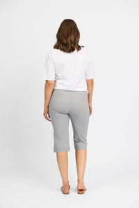 Snap Short in Faille - Silver | Macjays