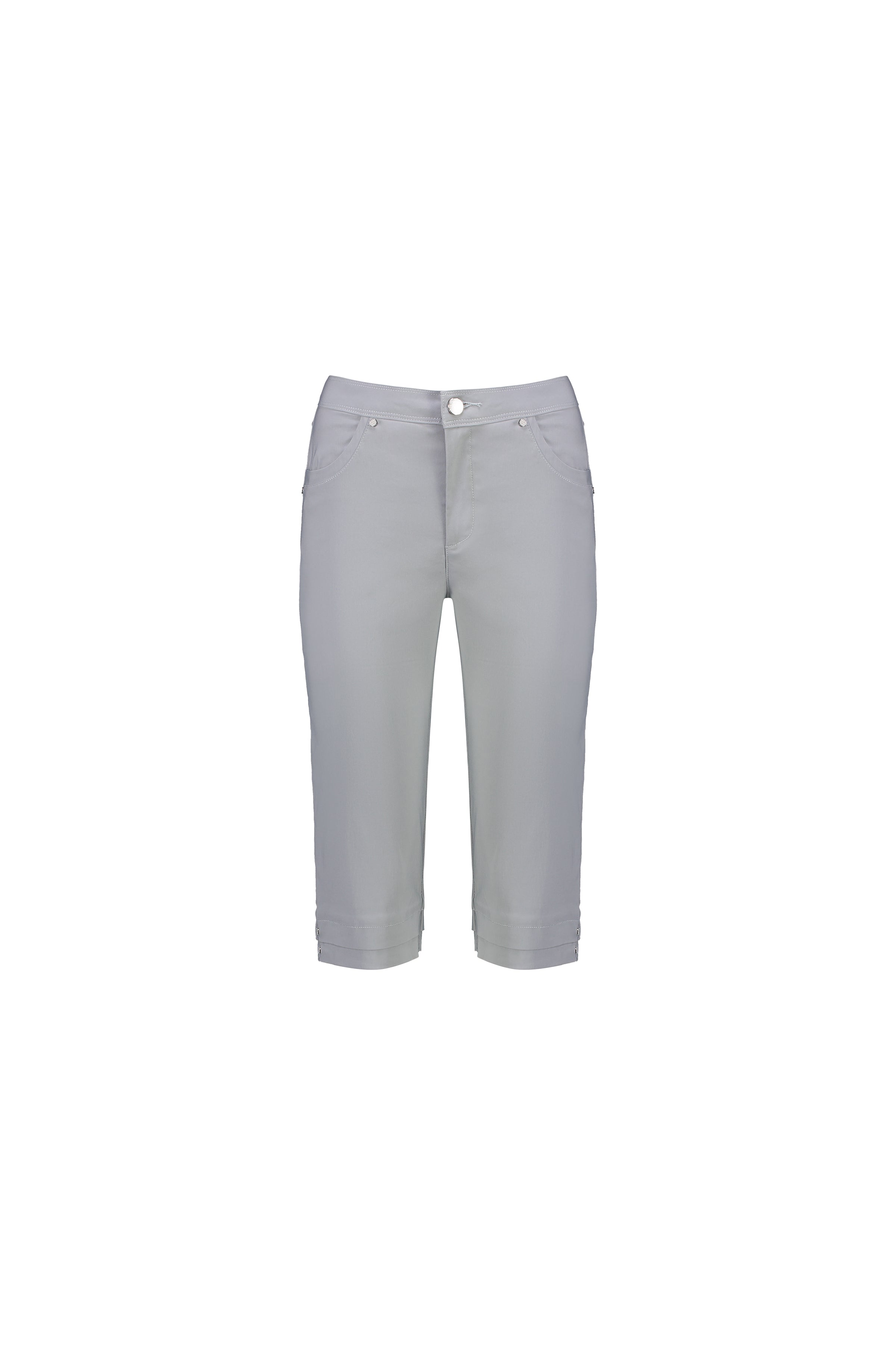 Snap Short in Faille - Silver | Macjays