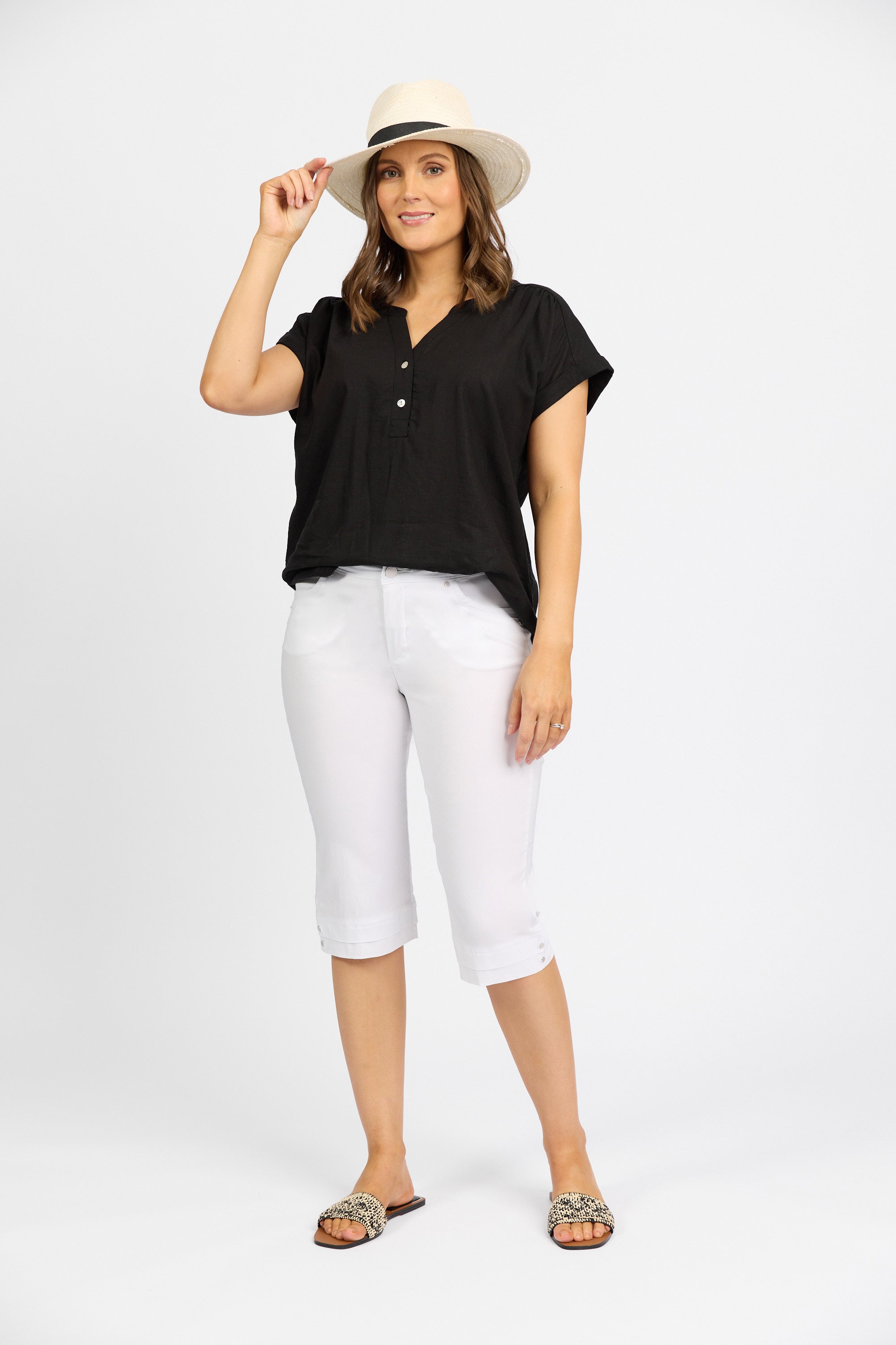 Snap Short in Faille - White | Macjays