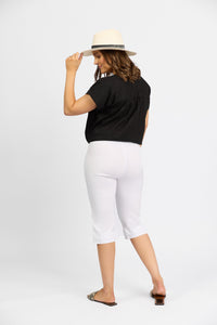 Snap Short in Faille - White | Macjays