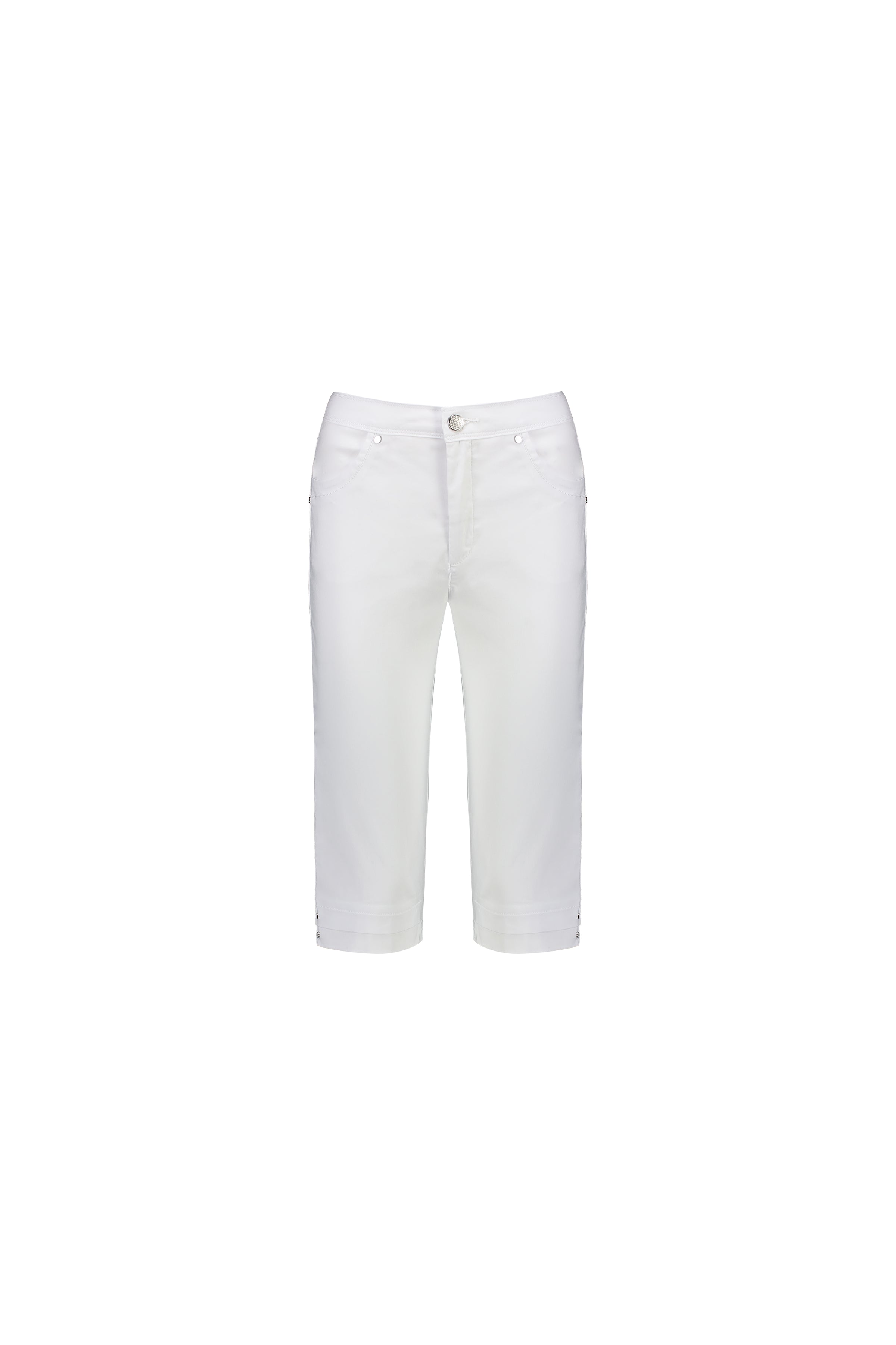 Snap Short in Faille - White | Macjays