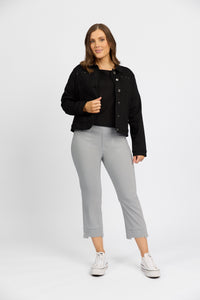 Outsider Jacket - Black Denim | Macjays