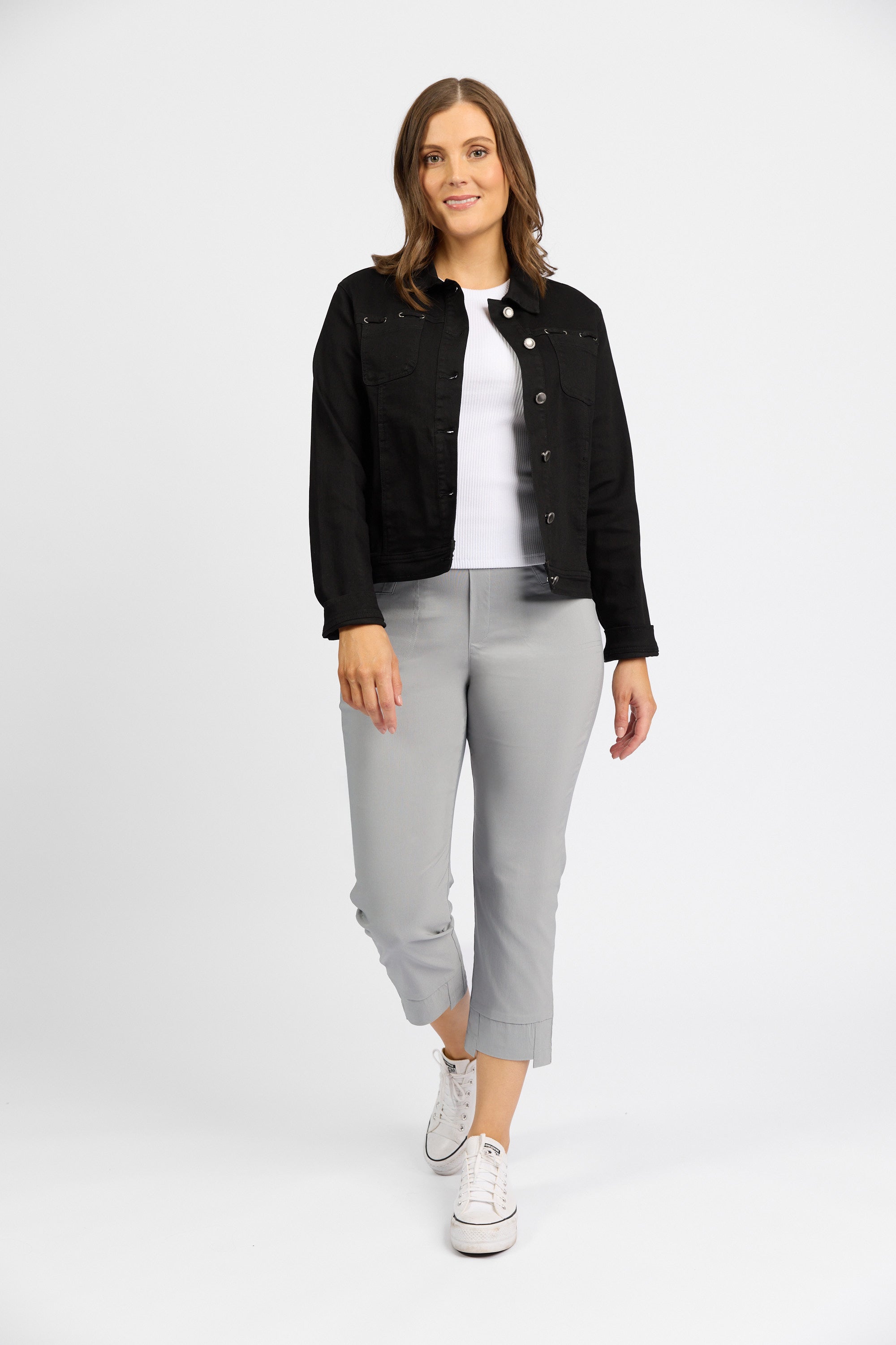 Outsider Jacket - Black Denim | Macjays