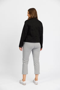 Outsider Jacket - Black Denim | Macjays