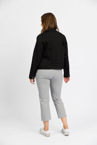 Outsider Jacket - Black Denim | Macjays
