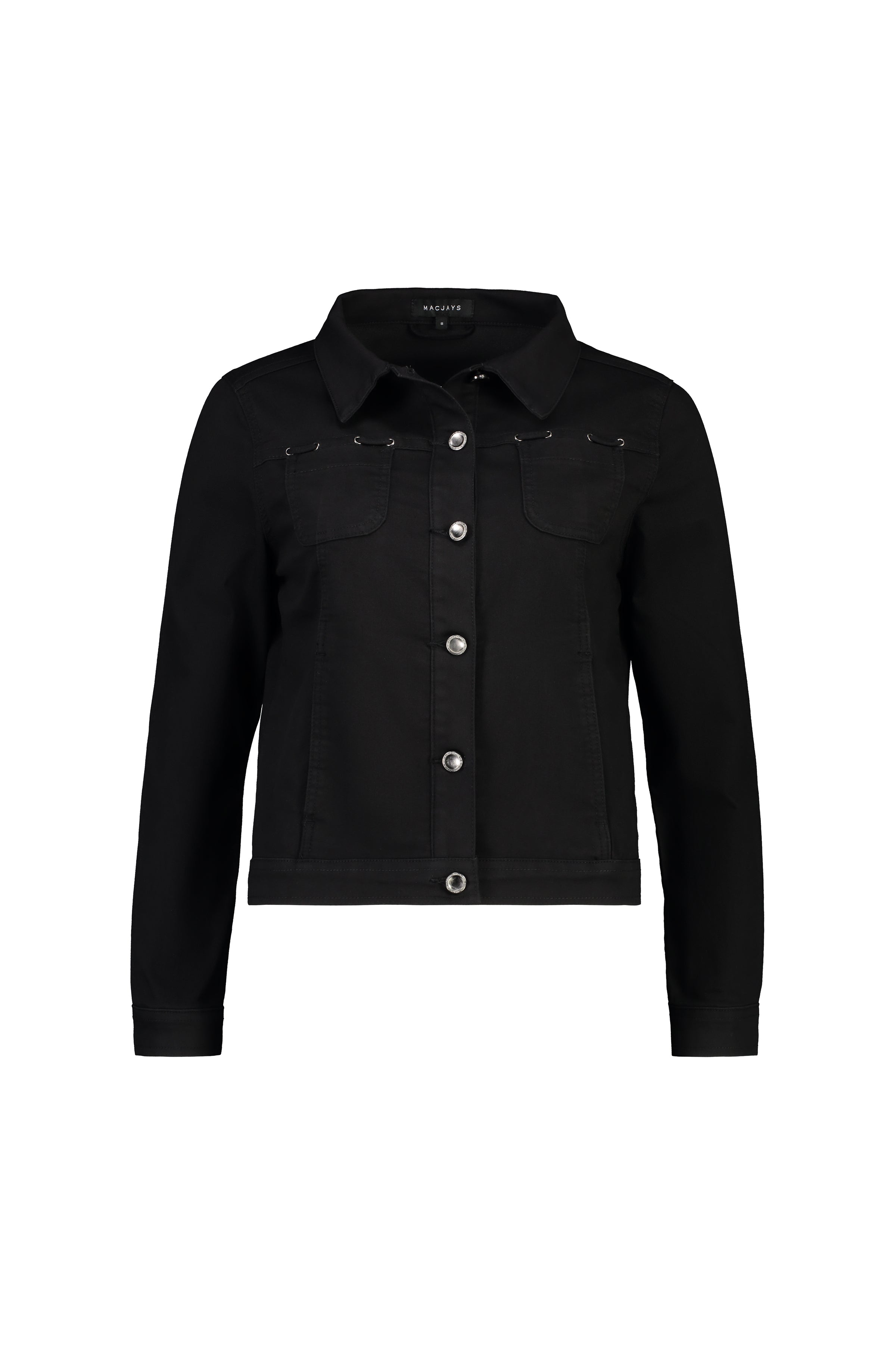 Outsider Jacket - Black Denim | Macjays