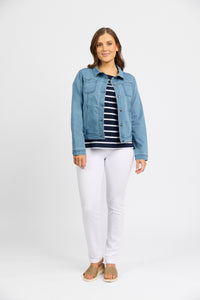 Outsider Jacket - Chambray Denim | Macjays