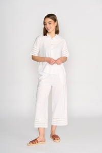 Button Up Shirt - White