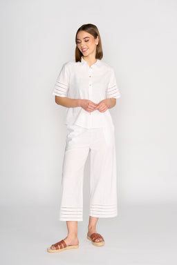 Button Up Shirt - White