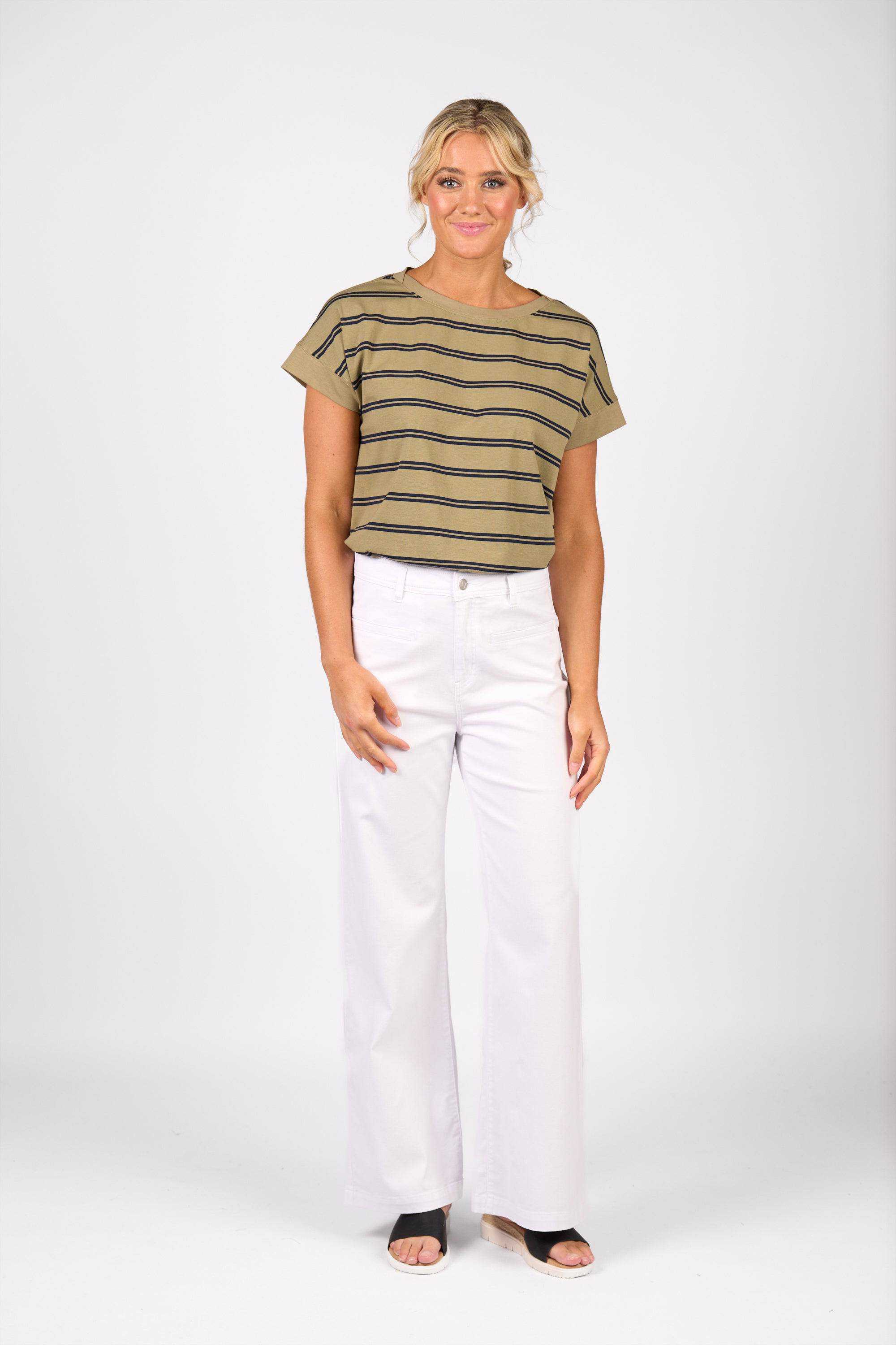 5015 Peace Jean - White Denim