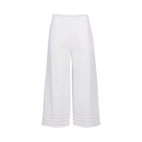 Wide Leg 7/8 Pant - White